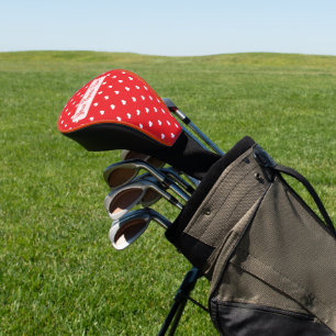 Hearts Happy Valentine's Day Modern Love Pattern Golf Head Cover