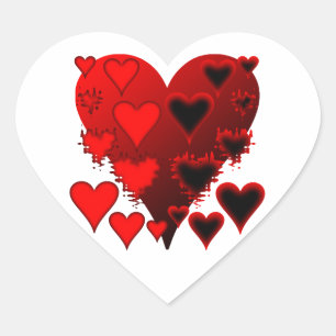 Hearts Heart Sticker