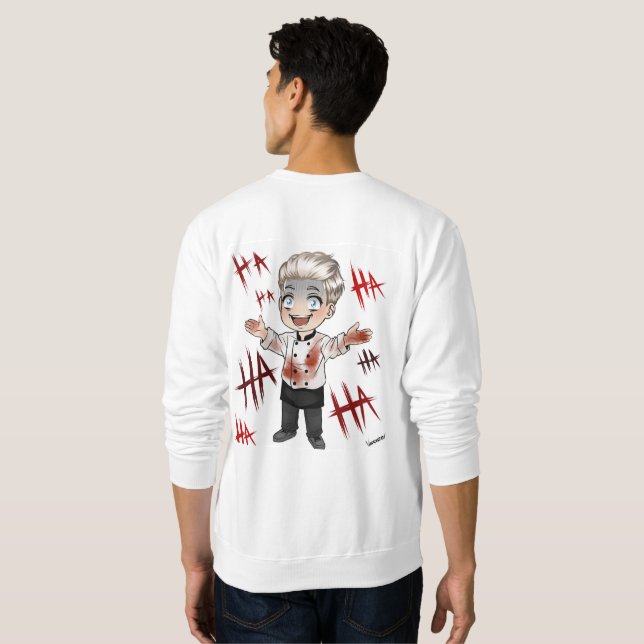 Hearts Held by Barbed Wire Sweatshirt (Back Full)