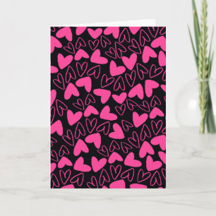 Hearts Holiday Card