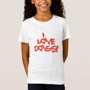 Hearts I Love Dogs Tshirts and Gifts