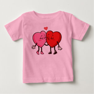 Hearts Image. Baby T-Shirt