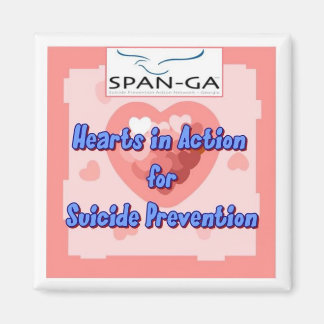 Hearts in Action Magnet