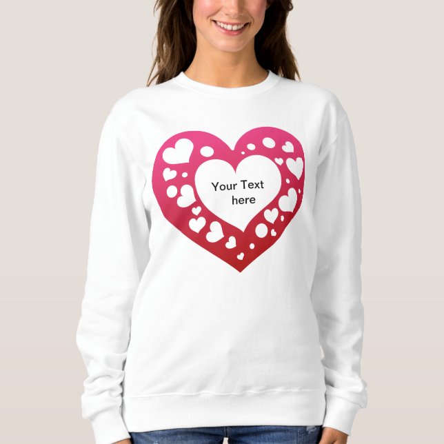 Hearts in Heart Sweatshirt (Front)