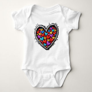 Hearts in Hearts Baby Bodysuit
