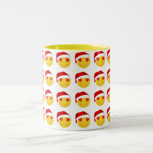 ***HEARTS IN HIS EYES SANTA*** FUN MUG