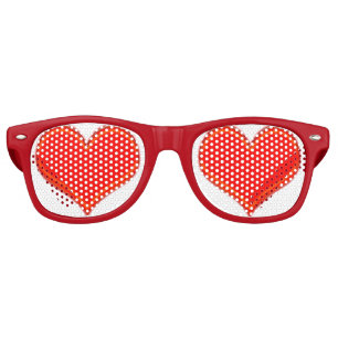 Hearts, In Love Retro Sunglasses