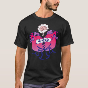 Hearts in love thinking too much when penelope fal T-Shirt