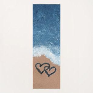 Hearts in the Sand Yoga Mat