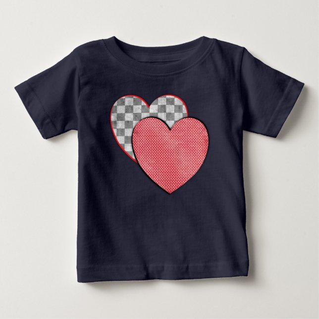 Hearts Infant Organic Creeper (Front)