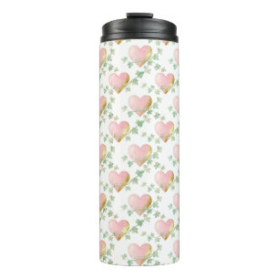 Hearts Intertwined with Ivy Thermal Tumbler