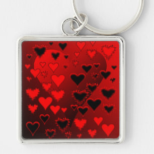 Hearts Key Ring