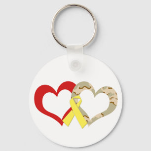 Hearts Key Ring