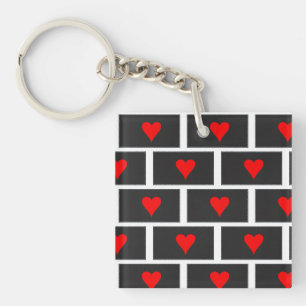 Hearts Key Ring