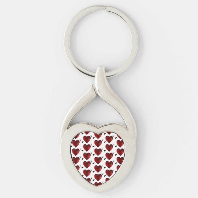 Hearts Keychain (Front)