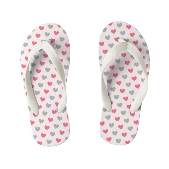 Hearts Kid's Jandals (Footbed)