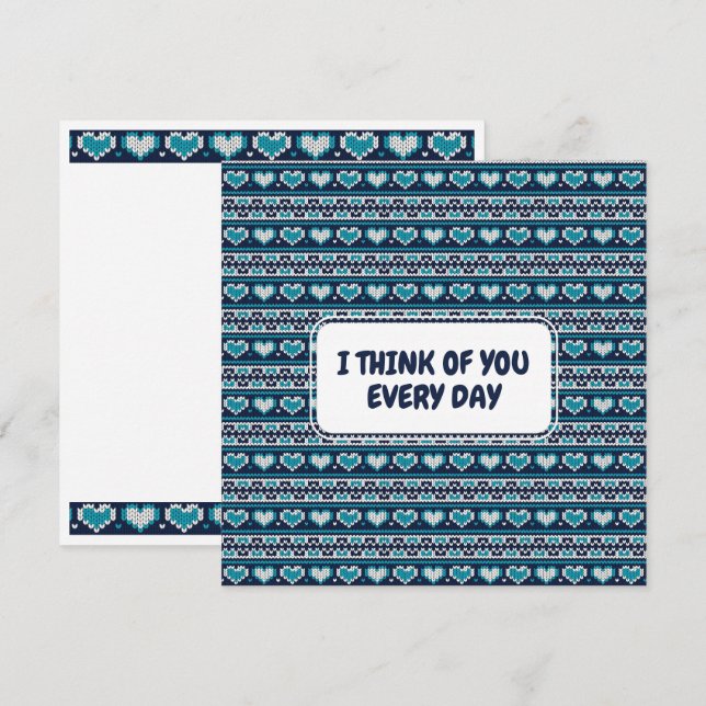 Hearts knitting seamless pattern 2 + your ideas (Front/Back)