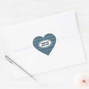Hearts knitting seamless pattern 2 + your ideas heart sticker