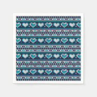 Hearts knitting seamless pattern 2 + your ideas
