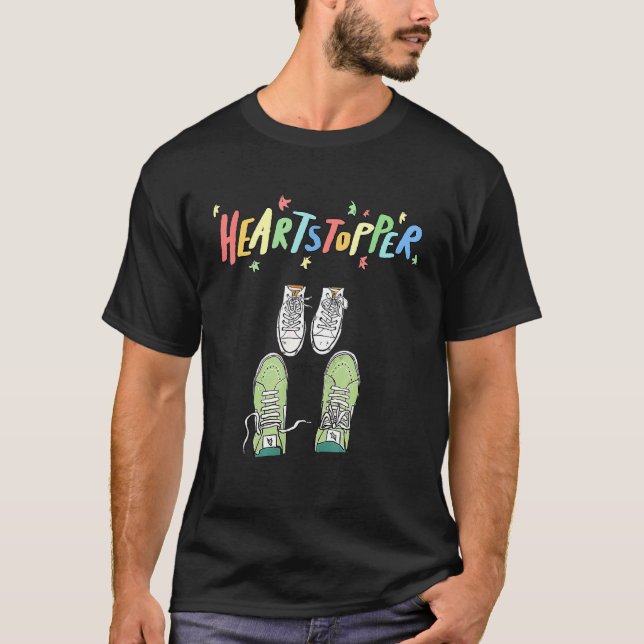 Hearts Leaves Cute Shoes Stopper  Love Gay Pride L T-Shirt (Front)