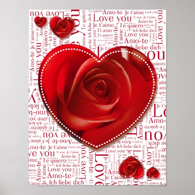 Hearts & Letters - poster (Front)