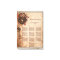 Hearts Lock and Key Wedding 10 Table Seating Chart