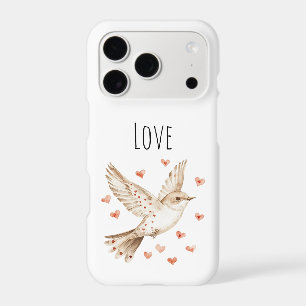 Hearts Love Bird Roses Floral