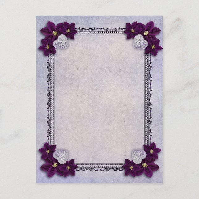 Hearts Love Date Personalise Destiny'S Destiny Postcard (Front)