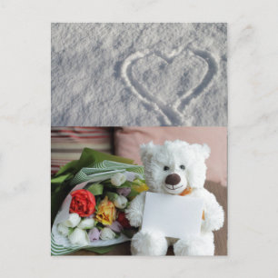 Hearts Love Date Personalise Destiny'S Destiny Postcard
