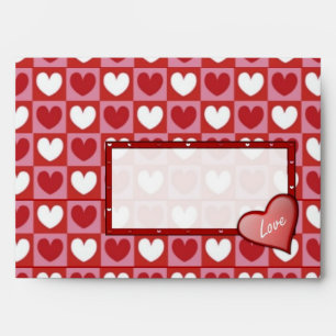 Hearts Love Envelope
