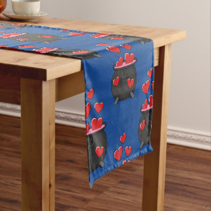 Hearts Love Potion Short Table Runner