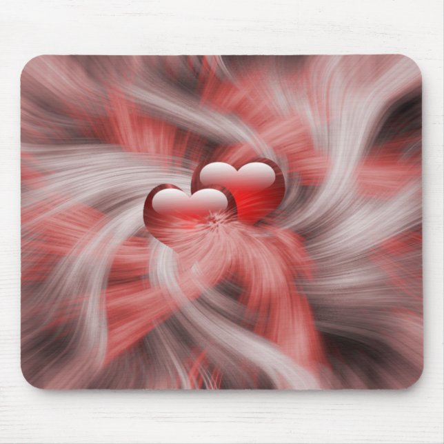 Hearts Love Theme Mouse Pad (Front)
