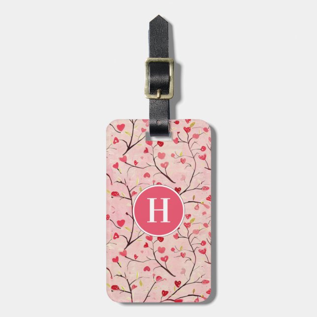 Hearts Luggage Tag (Front Vertical)