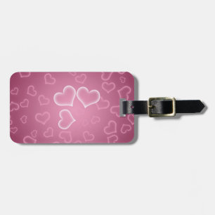 Hearts Luggage Tag