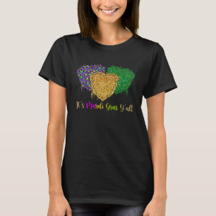 Hearts Mardi Gras New Orleans Festival Girls Boys T-Shirt