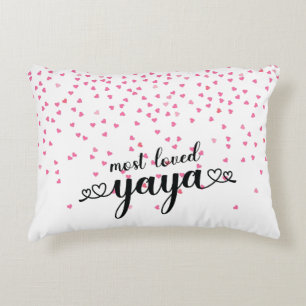 Hearts Most Loved YaYa Decorative Cushion