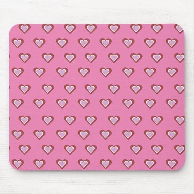 Hearts Mouse Pad (Front)