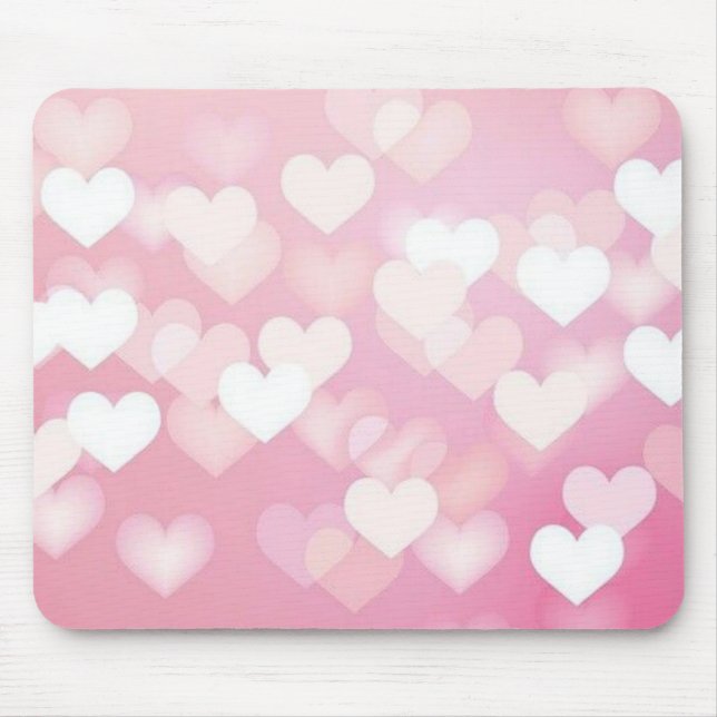 Hearts Mouse Pad (Front)