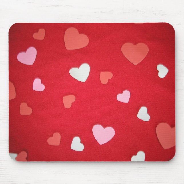 "Hearts" Mouse Pad (Front)