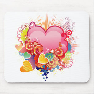 Hearts Mouse Pad