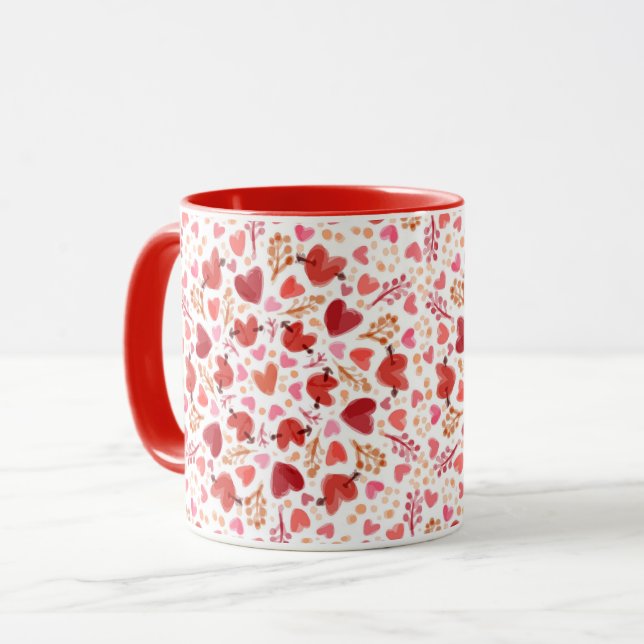 Hearts Mug (Front Left)