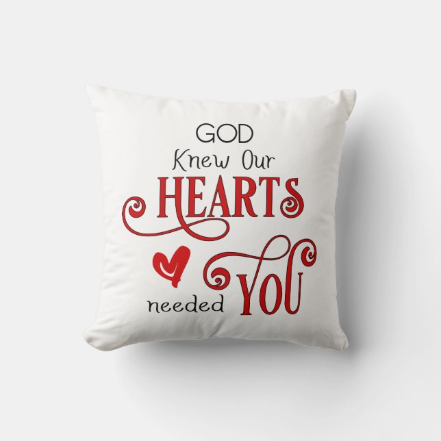 Hearts Needed You Cushion (Front)