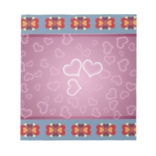 Hearts Notepad