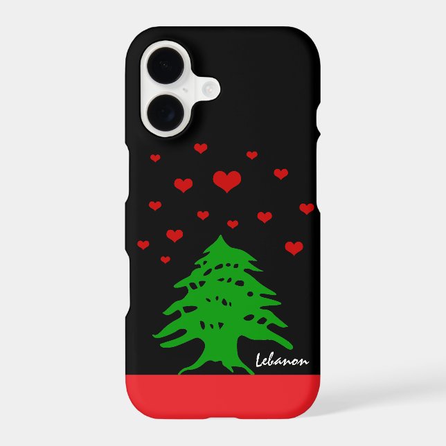 Hearts of Lebanon & Lebanese flag fashion / Love (Back)