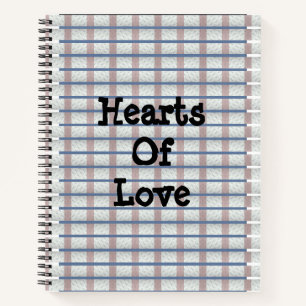 Hearts Of Love Notebook
