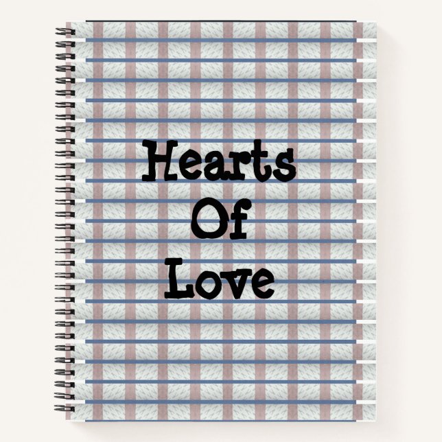 Hearts Of Love Notebook (Front)