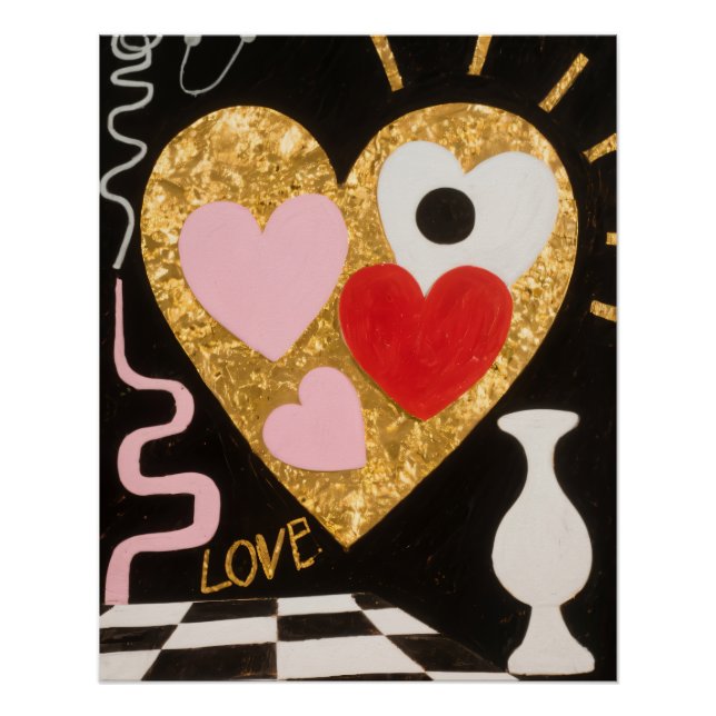 Hearts of Love Poster (Front)