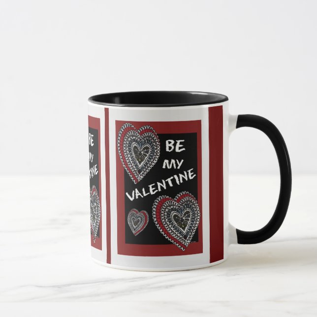 Hearts on Chalk Board Mug (Right)