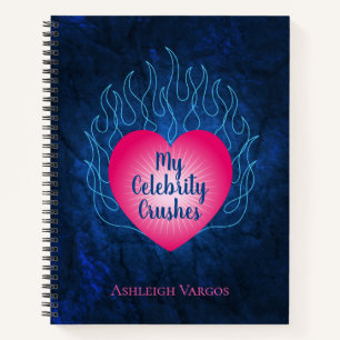 Hearts on Fire Celebrity Crushes Notebook