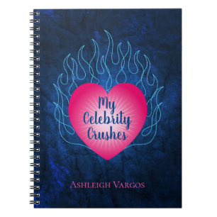 Hearts on Fire Celebrity Crushes Notebook